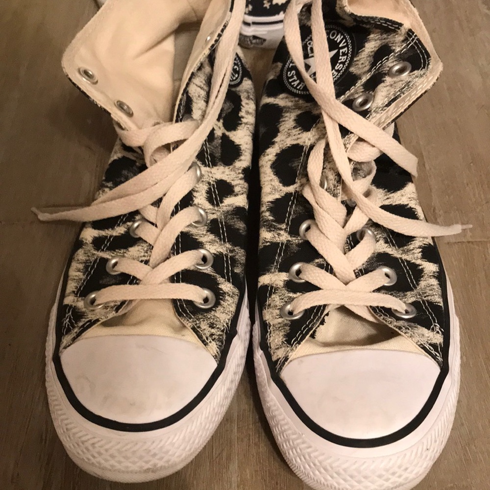 Leopard high tops